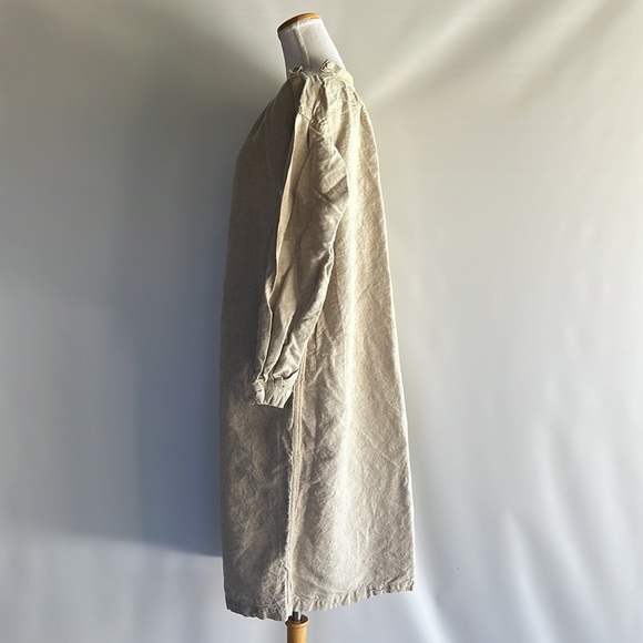 Vintage French Full Length Apron Smock - Picture 4 of 6